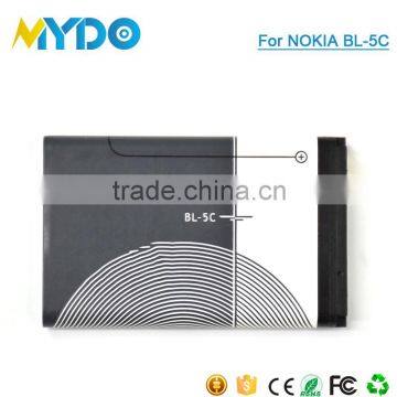 long standby time low price BL-5C 3.7v 1050mah battery for nokia 3110c