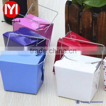 disposable food display paper noodle boxes/fast food boxes/pasta boxes