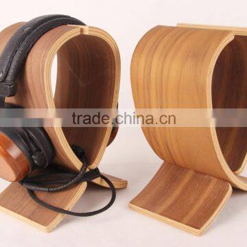 WholesaleHigh Quality Newest Design Wooden Headphone Stand Headphone Set Used For Decoration