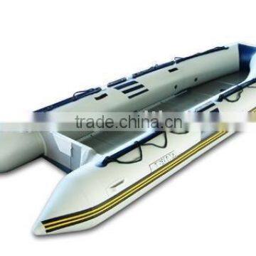 inflatable aluminum floor fishing boat