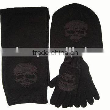 knitted gloves hats scarves