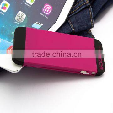 Free OEM logo 5000mah OEM service mobile power bank with built-in cable for business gifts