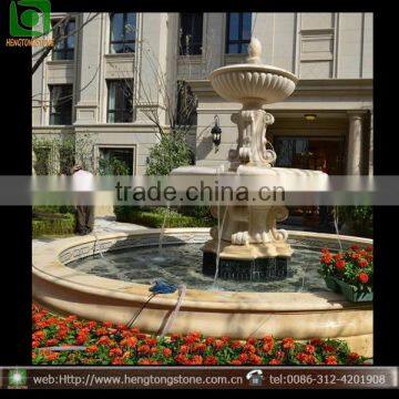 hot selling outdoor decoration marble water fountain