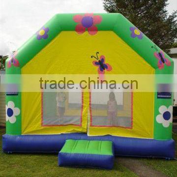 Hola green inflatable bouncer/bouncy castles for summer