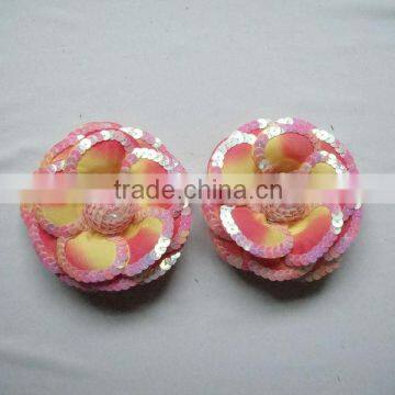 Yellow and red Sequin flower fake decoration flower Sequin S015