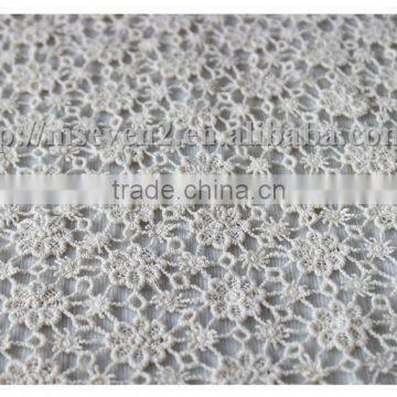 HY846 New Arrived Eco-friendly Embroidery Chemical Lace Cotton Fabric