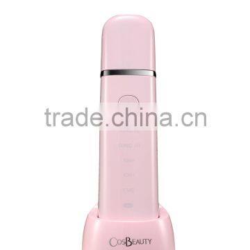 CosBeauty Popular Handportable Exfoliator Microcurrent Ultsonic Face Skin Scrubber Mini for Removing Dead Skin Blackhead Removal photo-6