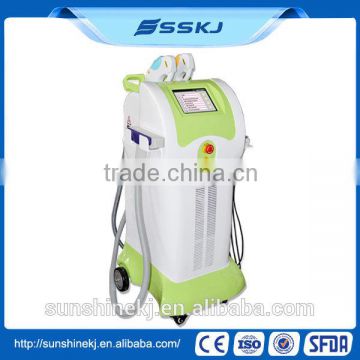 CE approved 8 in 1 Elight IPL RF ND Yag laser OPT SHR CAVITATION VACUUM RF MACHINE