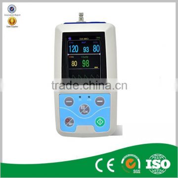 Color Big LCD Ambulatory Blood Pressure Monitor +SPO2 ABPM3-Shelly