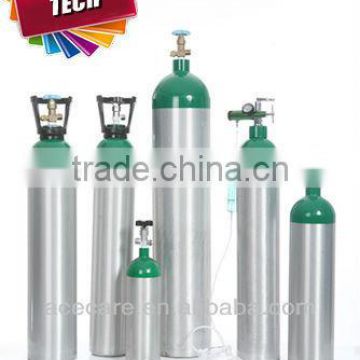 seamless medical aluminum ambulance oxygen cylinder with high quality