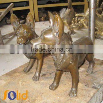 bronze castings dog