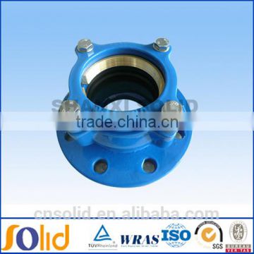 Ductile iron universal flange quick adaptor for pvc pipe