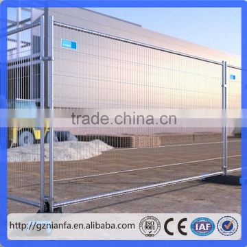 32mm O.D frame hot dipped galvanized temporary fence(Guangzhou Factory)