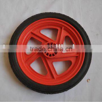 small PU plastic wheels 12"