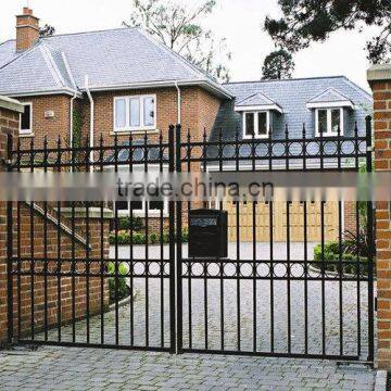 Customized Residential Wrought Iron/galvanized Powder Coated Steel/Iron/ Stainless Steel Gate Ornament photo-3