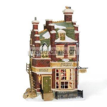 handpainitng porcelain Christmas village