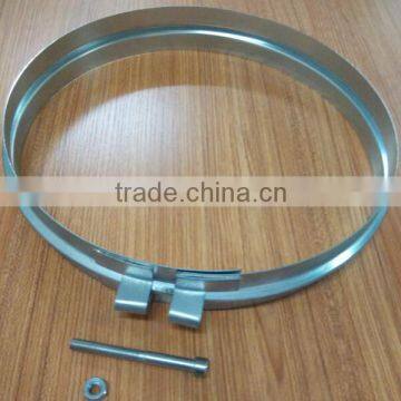 Wide pull ring for 1 mm galv.pipe system