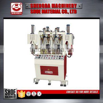 Automatic Shoe Backpart Moulding Machine Double Cooler Double Heater Rubber Shoe Heel Molding Machine Equipment