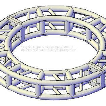 Manufacturer of 400*400 mm Screw Curved Truss