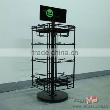  China 4-Sides Detachable Metal Rotating Stand Desktop Display