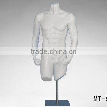 Realistic male mannequin used half body mannequins