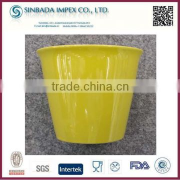 Yellow Ceramic Outdoor Flower Pots Wholesale