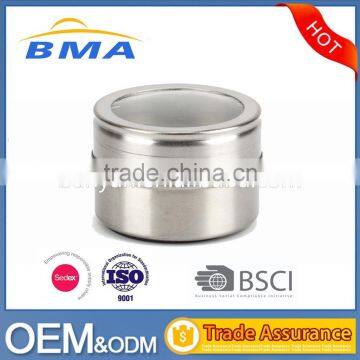 Fashion Multifunction Stainless Steel Magnetic Condiment Container photo-2