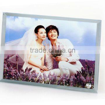 Sublimation blank Glass Photo Frame Glass Wedding Photo aAlbum