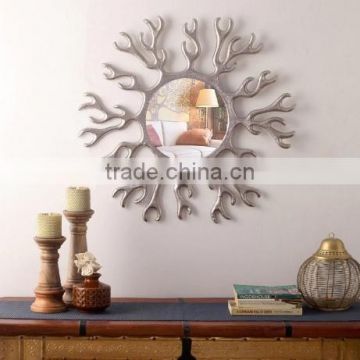 Inadian Metal Wall Decorative Mirror for Home Decor