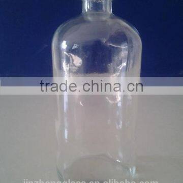 Hot Selling Empty Cheap 1000 ML Clear Glass Medical Bottles photo-2