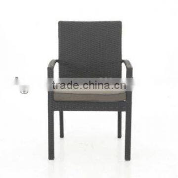 2017 Trade Assurance New Design outdoor pe rattan resin wicker stacking single chair