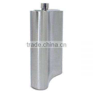 178oz Stainless Steel Hip Flasks Laser Welding Mirror Flask With Leather Package photo-3