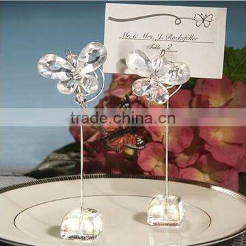 Wedding Table Decoration Crystal Place Card Holder