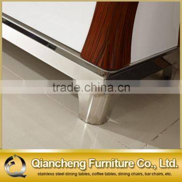 Modern Marble Top Metal TV Cabinet With Showcase