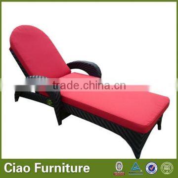 GOOD QUALITY PEOPLE LOUNGER FURNITURE SUNLOUNGES UV Resistant Garden Furniture Rattan Sun Lounger photo-5