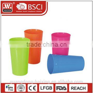 Colorful food grade 640ml plastic cup drinking cup