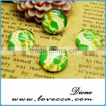 Best Selling Various Images Oval Flat Round Back Glass Gemstone Photo Jewelry Cabochons photo-2