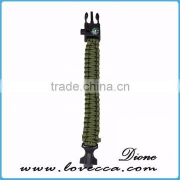 Factory Sales Fashion Emergency Nylon Bracelet Survival Paracord Wristband photo-5