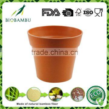 Pro-environment Selling Well Good Quality Bamboo Fiber Flower Pot photo-4