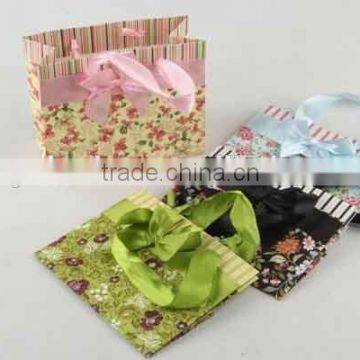 Flower Design Foldable Gift Bag With Bowknot/ Shopping Bag photo-2