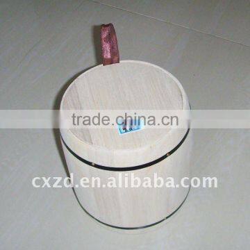 Small Wooden Barrel For Storage photo-6