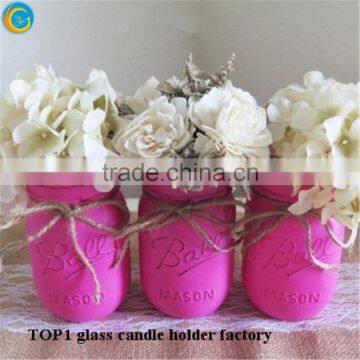 Colored Mason Jars/glass Vases Wholesale photo-3
