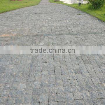 China Grey Granite Mesh Paving Cheap Driveway Paving Stone Granite Paving Stone photo-2