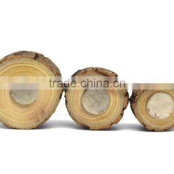 Natural Wooden Stump Fridge Magnet, Pine Wooden Fridge Magnet, Eco-friendly Wooden Fridge Magnet photo-2