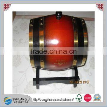 Red Wine Usage and Wooden Pine or Oak Material Toasted Inside Wooden Wine Barrel CN photo-2