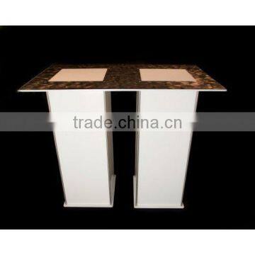 white nightclub furniture/interative bar table/nightclube furnituretable YM-LT60457