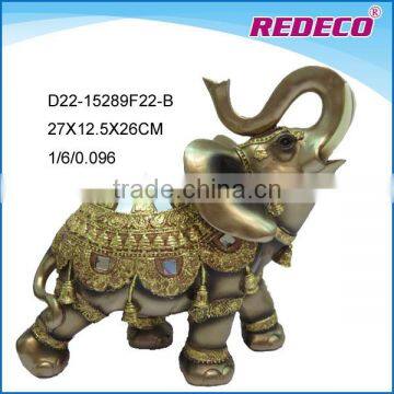 Handmade resin elephant statue for home indoor decoration