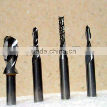 tungsten carbide blades 4 flutes pcb cutters for milling machine