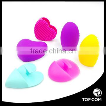 Cleaning Silicone Glove Brush Egg Makeup Brush Washing Scrubber Board Cosmetic Clean Tools