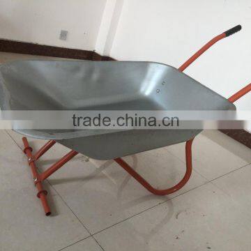 double wheels wheel barrow wtih galvanize tray 65L WB6204S